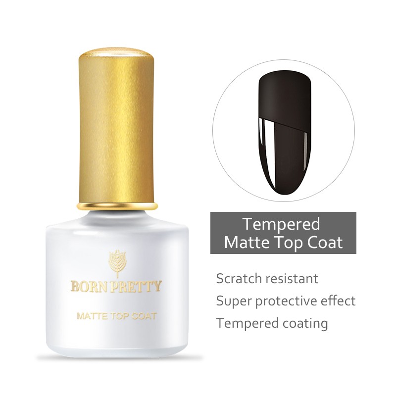 Tempered matte top coat no wipe