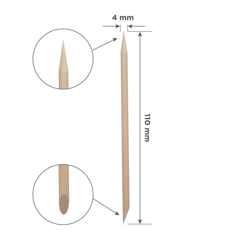 STALEKS PRO EXPERT fa pálcikák, 110 mm, 100 db, DOS-30/100