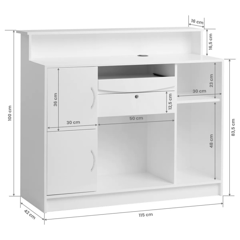 Recepcijski pult Gabbiano G26S