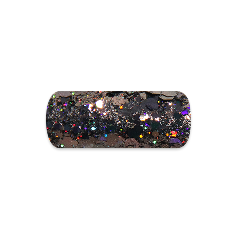 Holo Glitter mix No.10 - Black