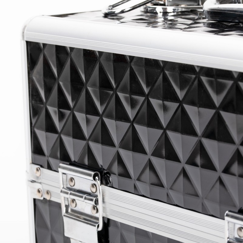 Kozmetični kofer crni - Diamant 3D