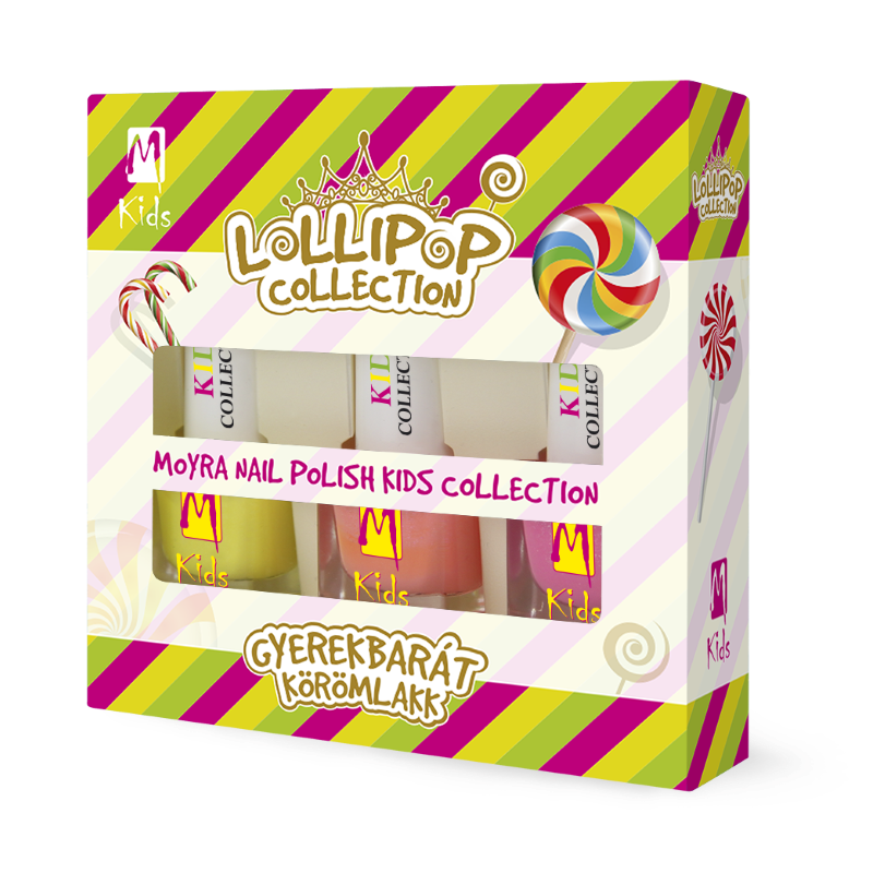SET Lakova za nokte KIDS - Lollipop Collection