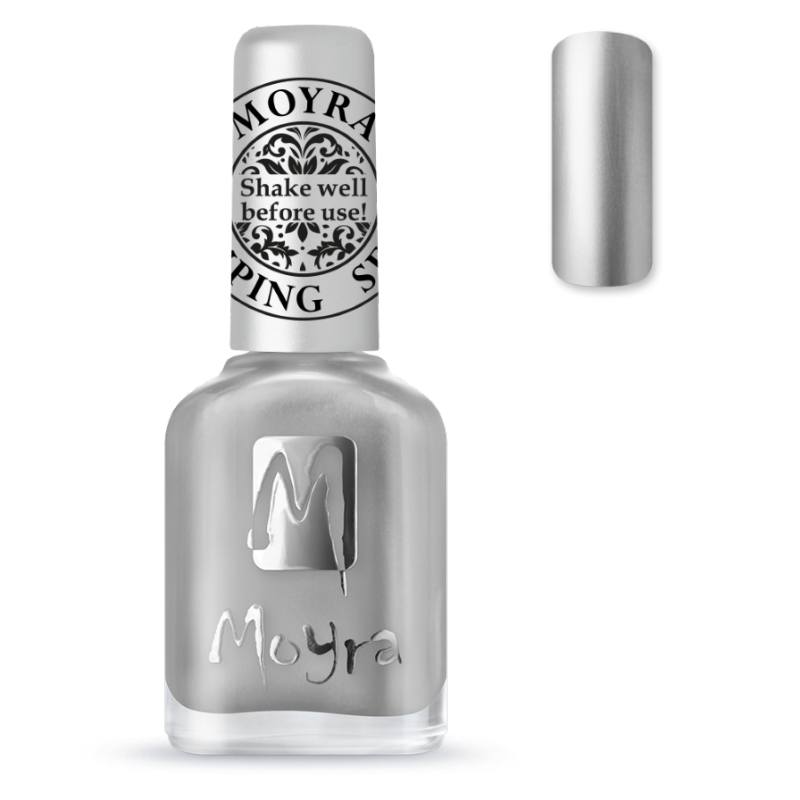 Moyra Stamping Lak SP25 - Chrome Silver 12ml