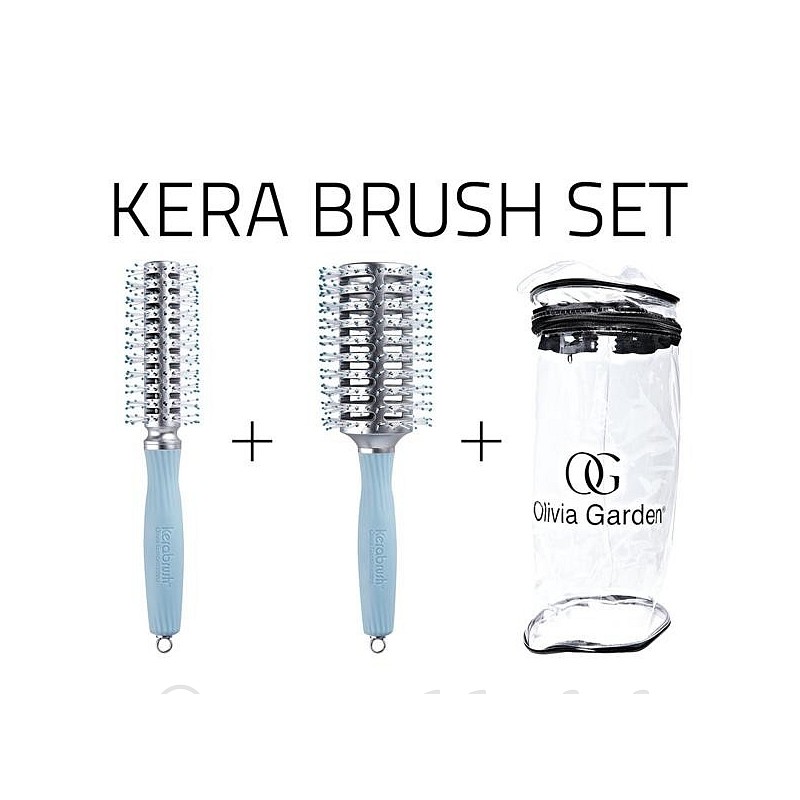 Kera Brush - 2 kefe + táska készlet