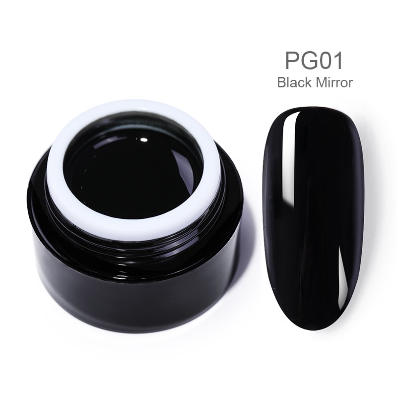 PG01 Black Mirror Paint Gel 3D 2 in 1 - BORN PRETTY