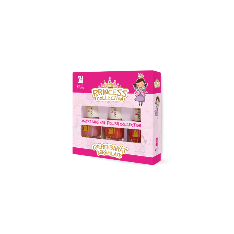 SET Lakova za nokte KIDS - Princess Collection