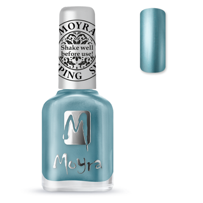 Moyra Stamping Lak SP26 - Chrome Blue 12ml