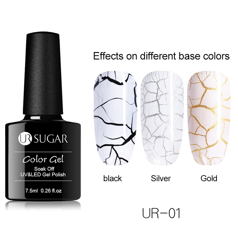 UR01 UR SUGAR Crackle Gel Polish