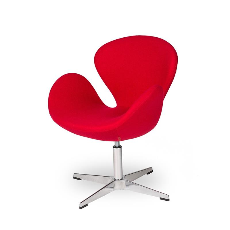 Swan piros fotel
