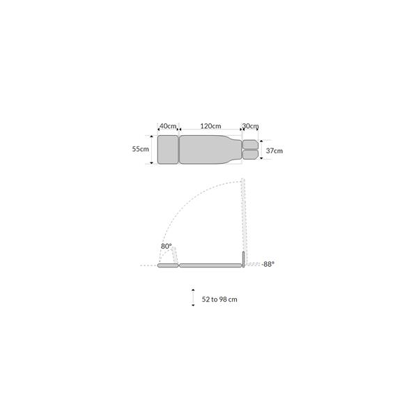 CE-2225-PI-PED elektromos gyermekorvosi ágy